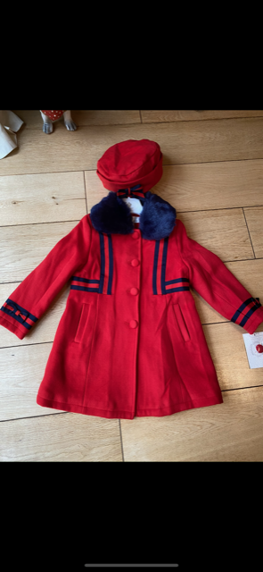 Girls coat and hat