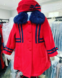 Girls coat and hat